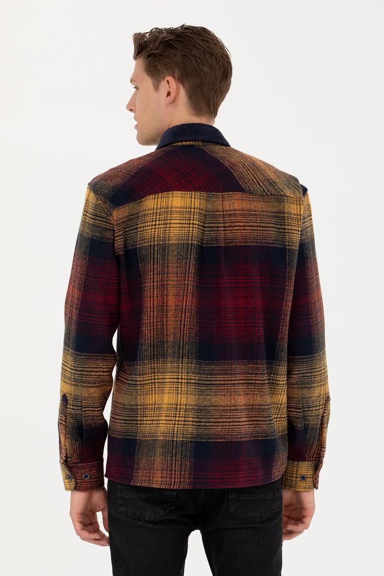 Erkek Açık Haki Uzun Kollu Gömlek - 50272716005