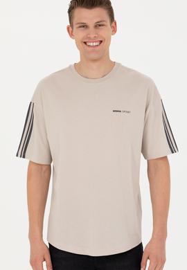 Erkek Bej Tişört - 50270793036