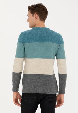 Erkek Petrol Kazak - 50271006011