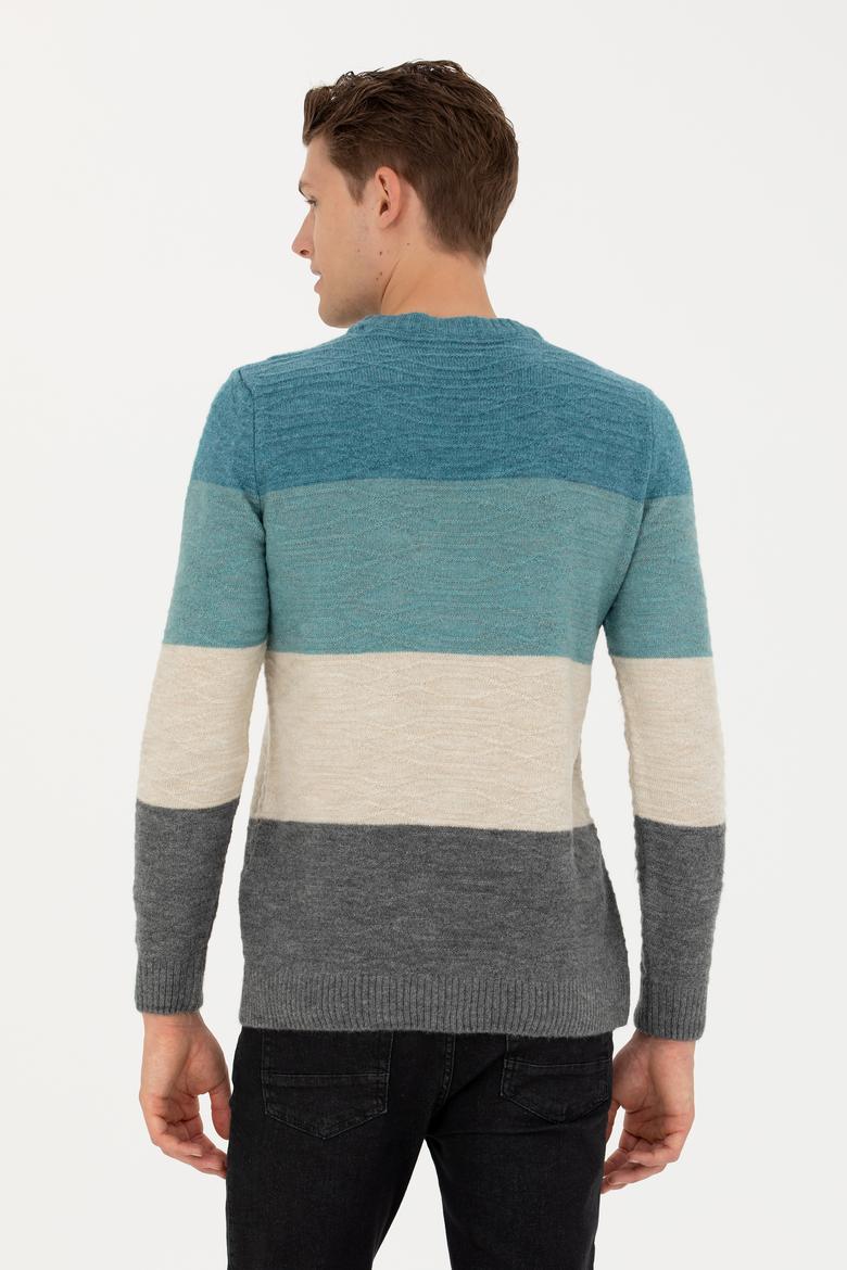 Erkek Petrol Kazak - 50271006011