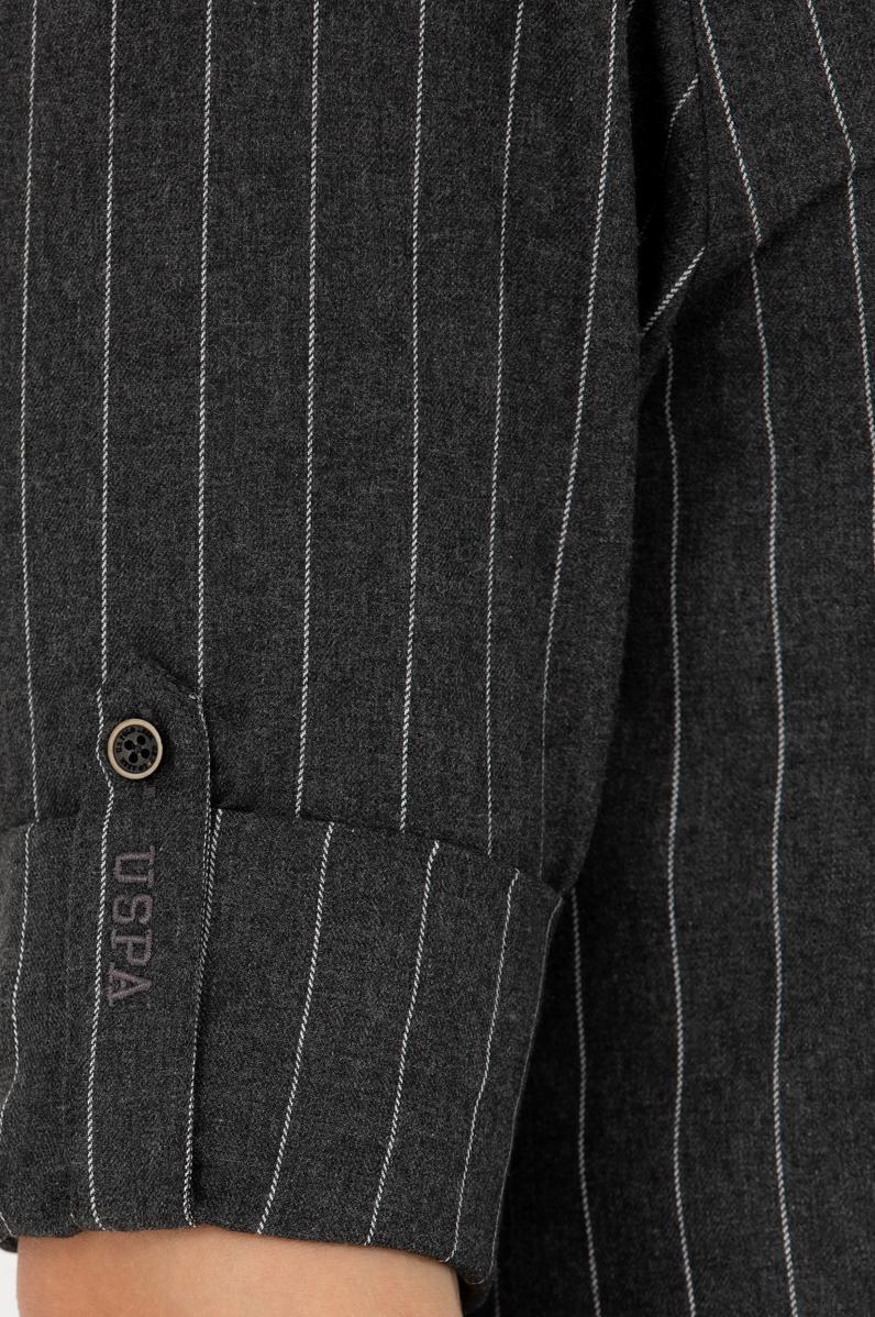 Erkek Antrasit Uzun Kollu Gömlek