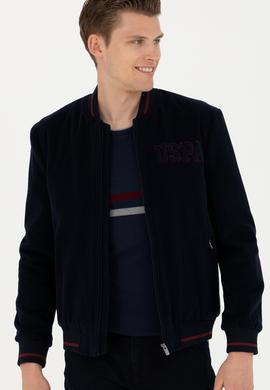 Erkek Lacivert Kaşe Mont - 50270019003