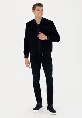 Erkek Lacivert Kaşe Mont - 50270019003