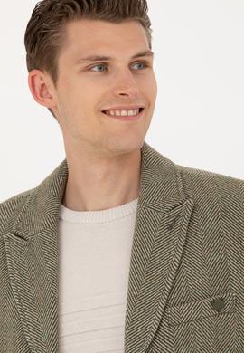 Erkek Kahverengi Kaşe Kaban - 50273138002