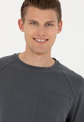 Erkek Antrasit Sweatshirt - 50270814046