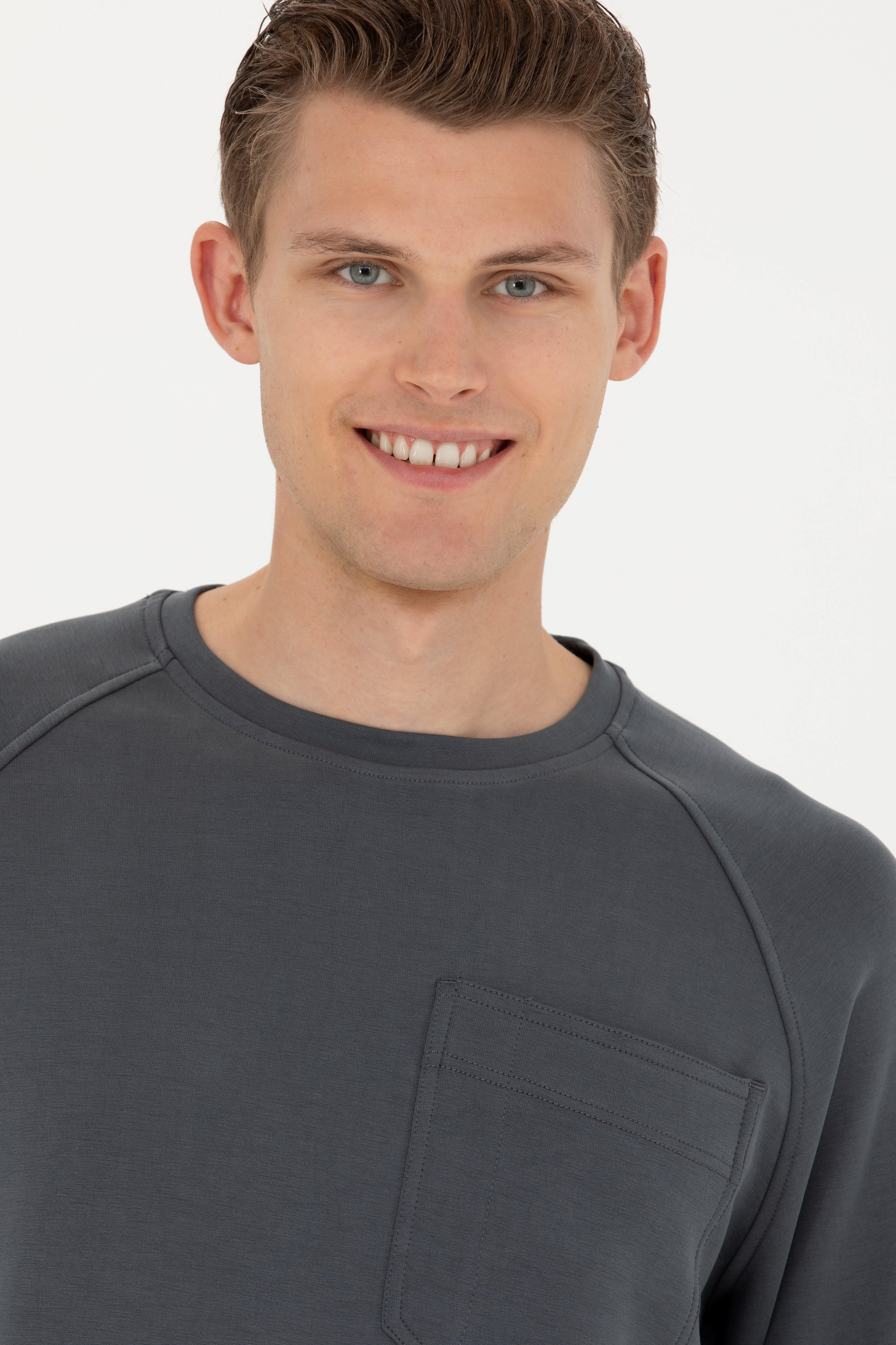 Erkek Antrasit Sweatshirt - Image 2