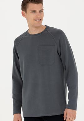 Erkek Antrasit Sweatshirt - 50270814046