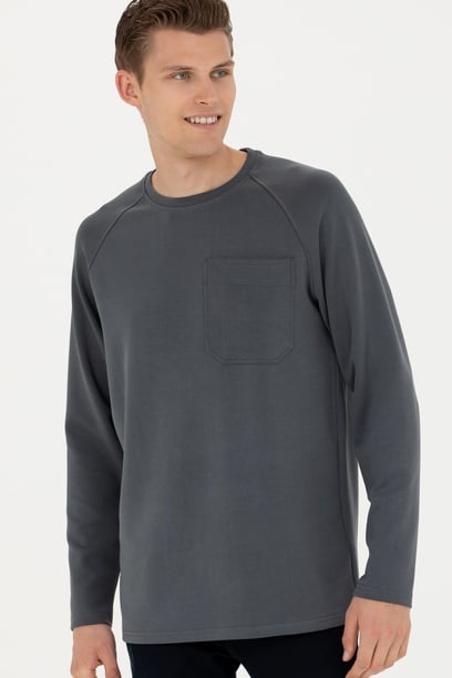 Erkek Antrasit Sweatshirt