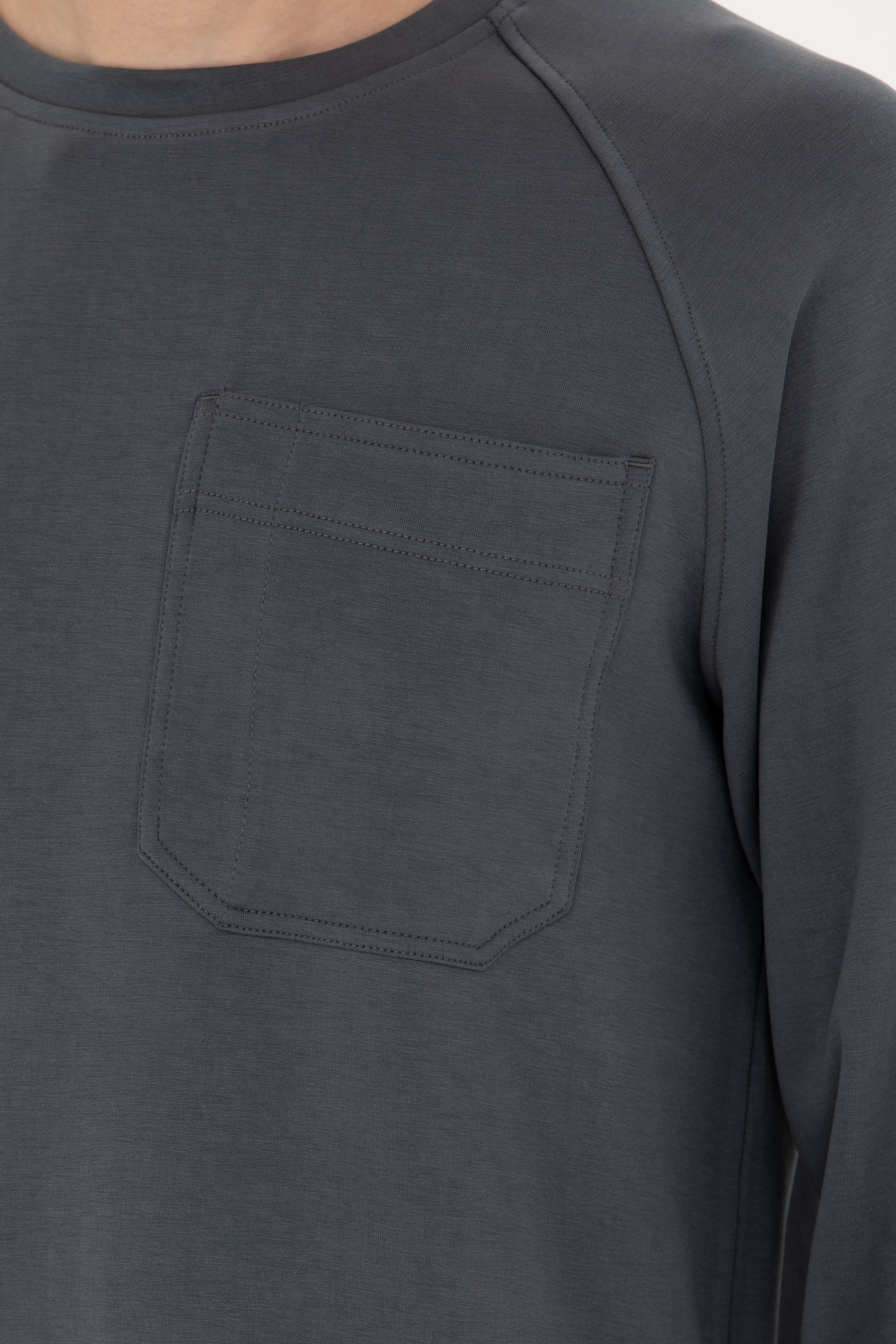 Erkek Antrasit Sweatshirt - Image 7
