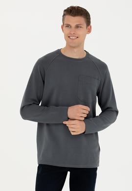 Erkek Antrasit Sweatshirt - 50270814046