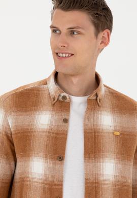 Erkek Hardal Uzun Kollu Gömlek - 50272653010