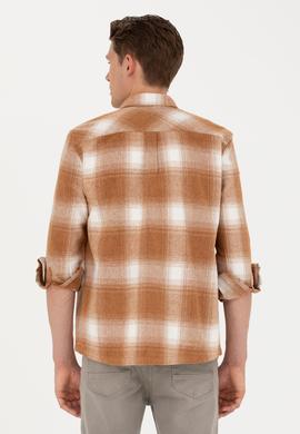 Erkek Hardal Uzun Kollu Gömlek - 50272653010