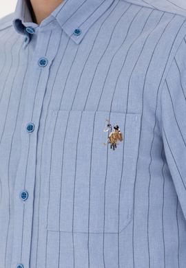 Erkek Mavi Uzun Kollu Gömlek - 50277946007