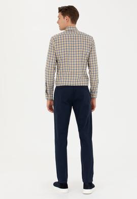 Erkek Lacivert Kanvas Pantolon - 50275530011