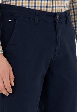 Erkek Lacivert Kanvas Pantolon - 50275530011