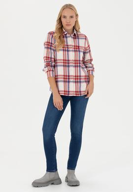 Kadın Taş Uzun Kollu Gömlek - 50272153006