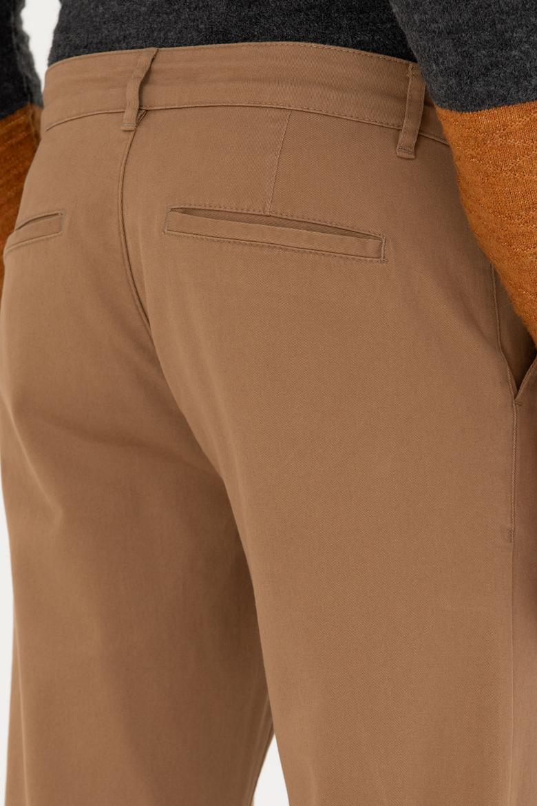 Erkek Camel Kanvas Pantolon - 50275530007