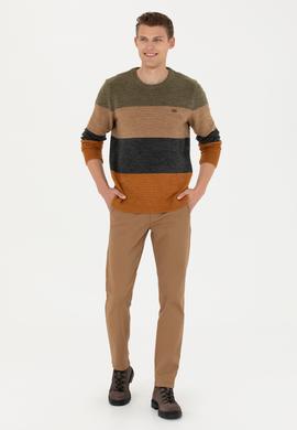 Erkek Camel Kanvas Pantolon - 50275530007
