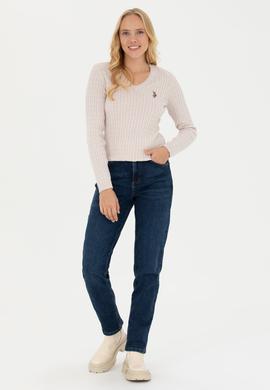 Kadın Koyu Mavi Jean Pantolon - 50276166006