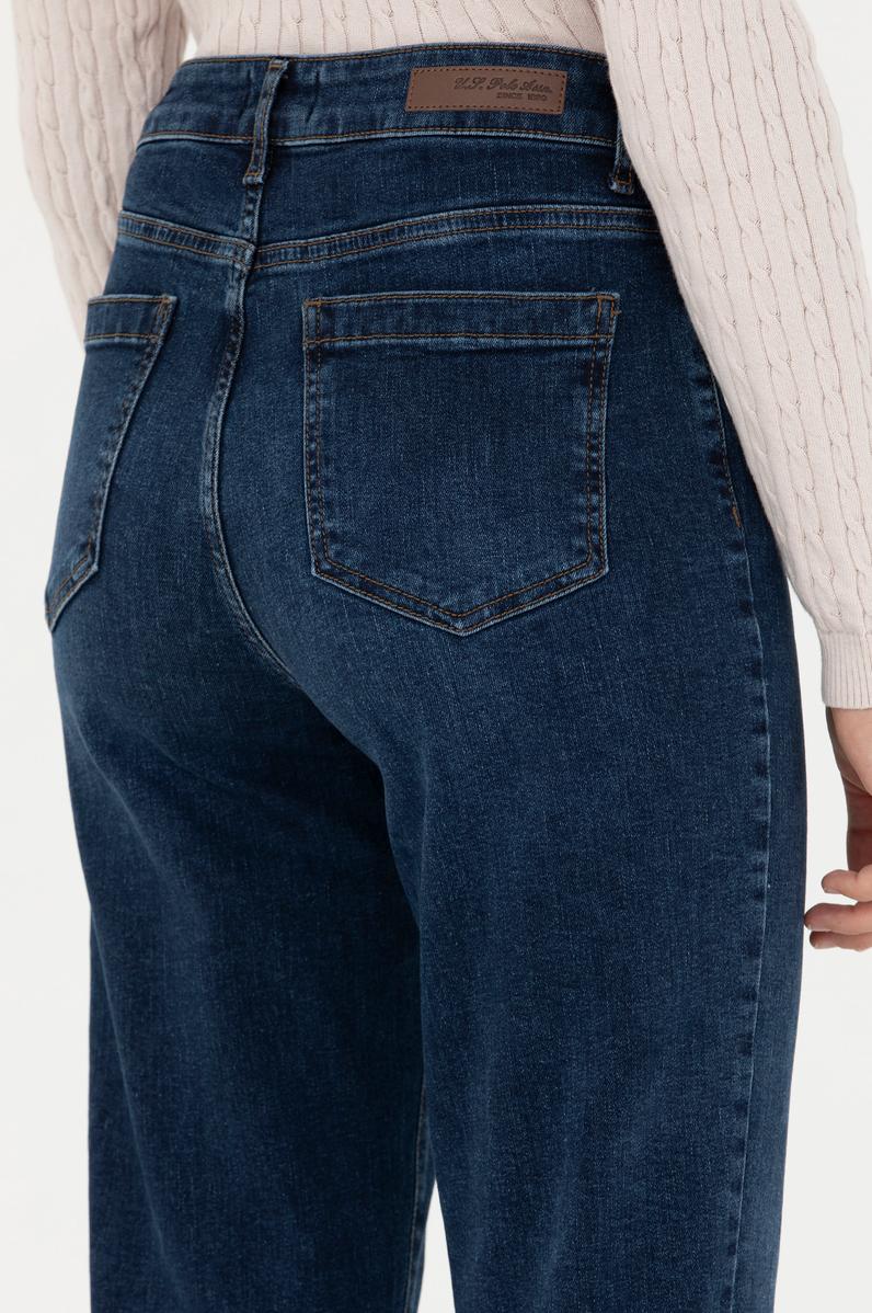 Kadın Koyu Mavi Jean Pantolon