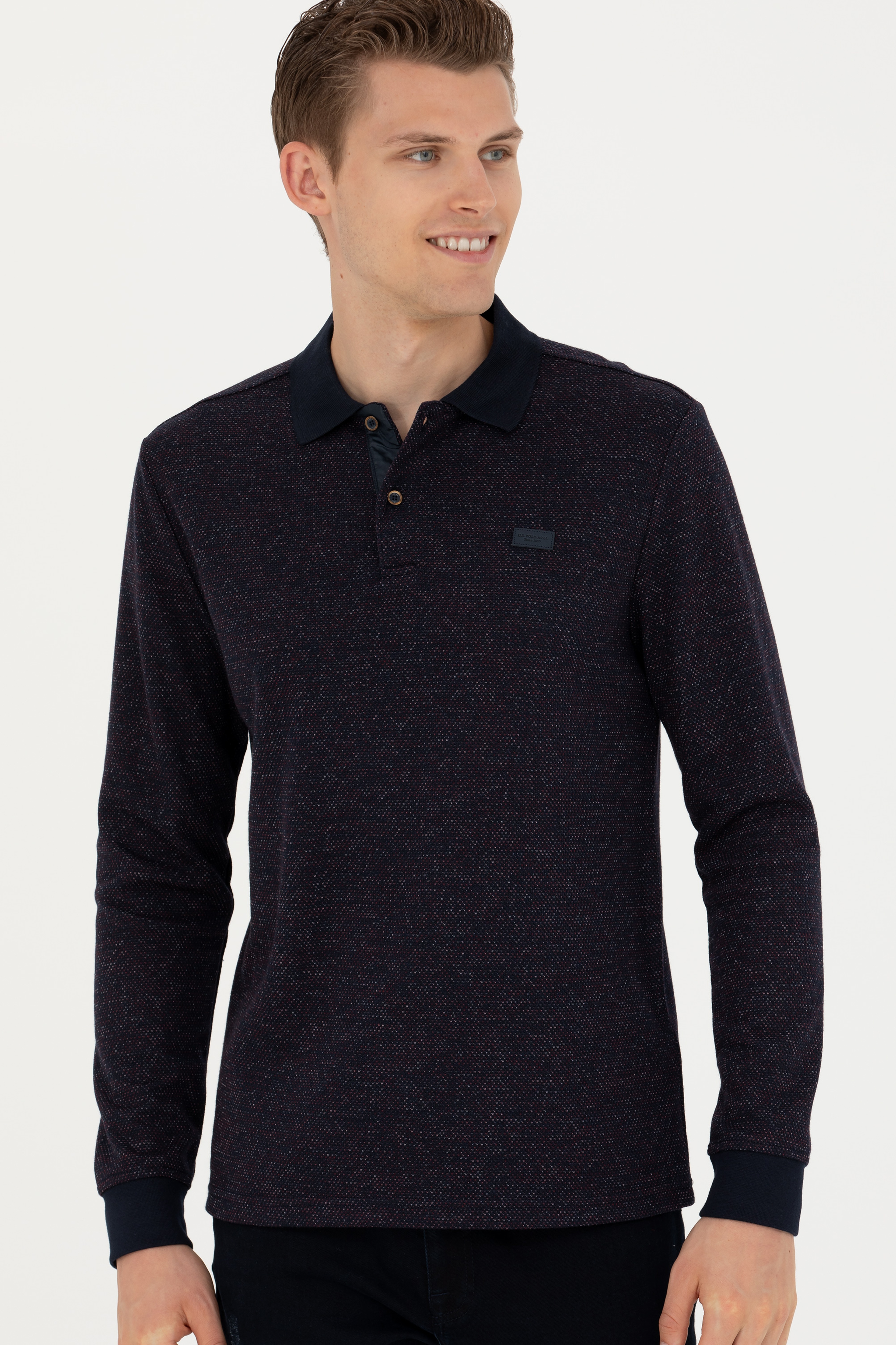 Erkek Lacivert Sweatshirt - Image 3