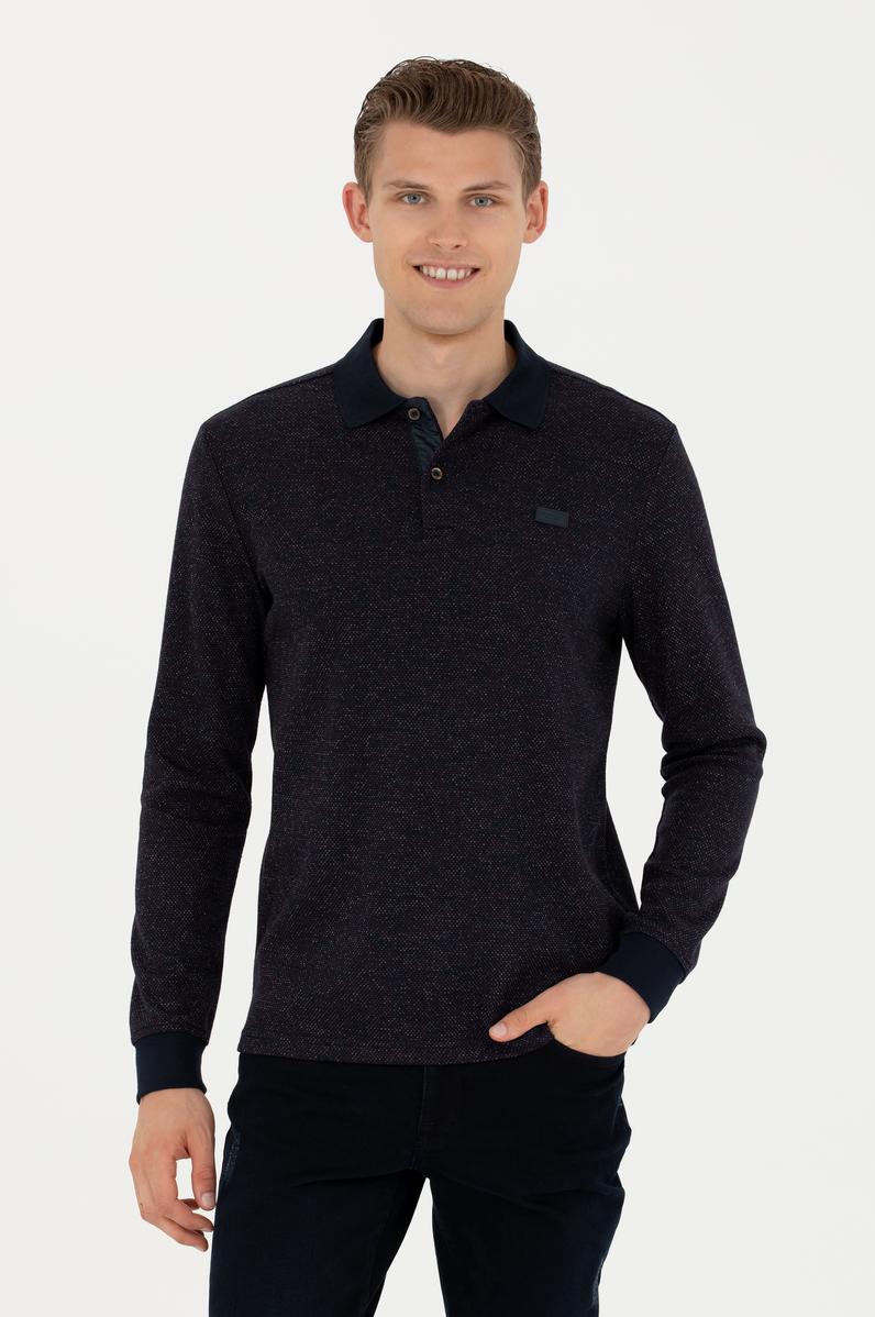 Erkek Lacivert Sweatshirt