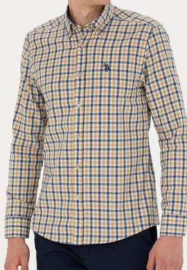 Erkek Kum Uzun Kollu Gömlek - 50279414088