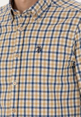 Erkek Kum Uzun Kollu Gömlek - 50279414088