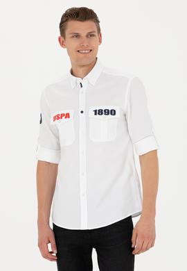 Erkek Beyaz Uzun Kollu Gömlek - 50272289005