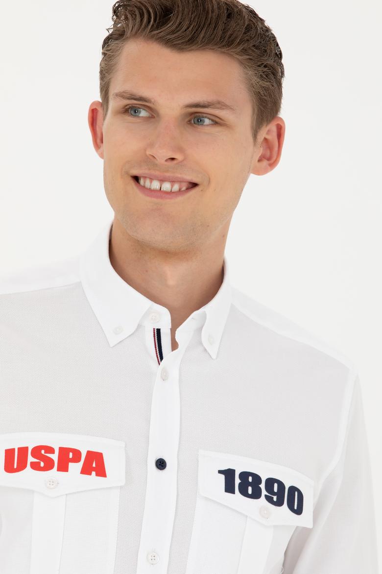 Erkek Beyaz Uzun Kollu Gömlek - 50272289005