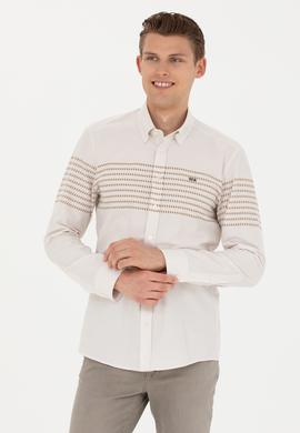 Erkek Taş Uzun Kollu Gömlek - 50272106017