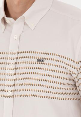 Erkek Taş Uzun Kollu Gömlek - 50272106017