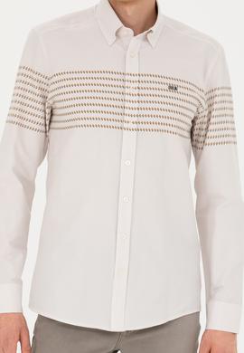 Erkek Taş Uzun Kollu Gömlek - 50272106017