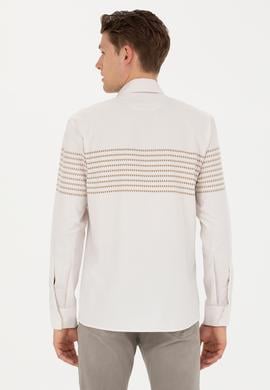Erkek Taş Uzun Kollu Gömlek - 50272106017