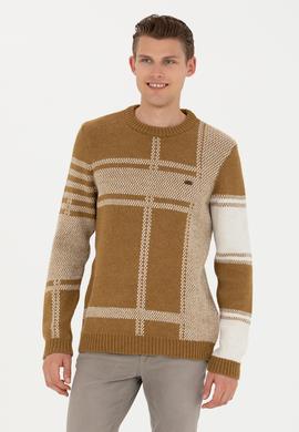 Erkek Açık Haki Kazak - 50271071054