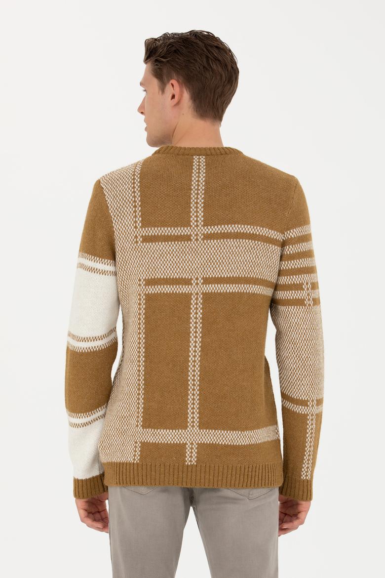 Erkek Açık Haki Kazak - 50271071054