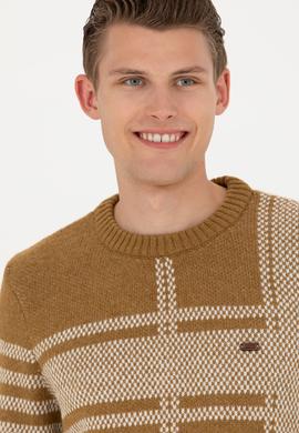 Erkek Açık Haki Kazak - 50271071054