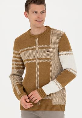 Erkek Açık Haki Kazak - 50271071054