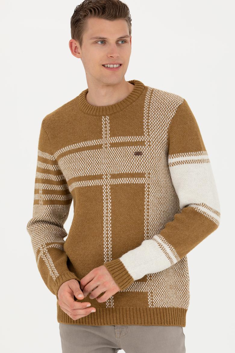 Erkek Açık Haki Kazak - 50271071054