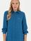 Kadın Petrol Uzun Kollu Gömlek