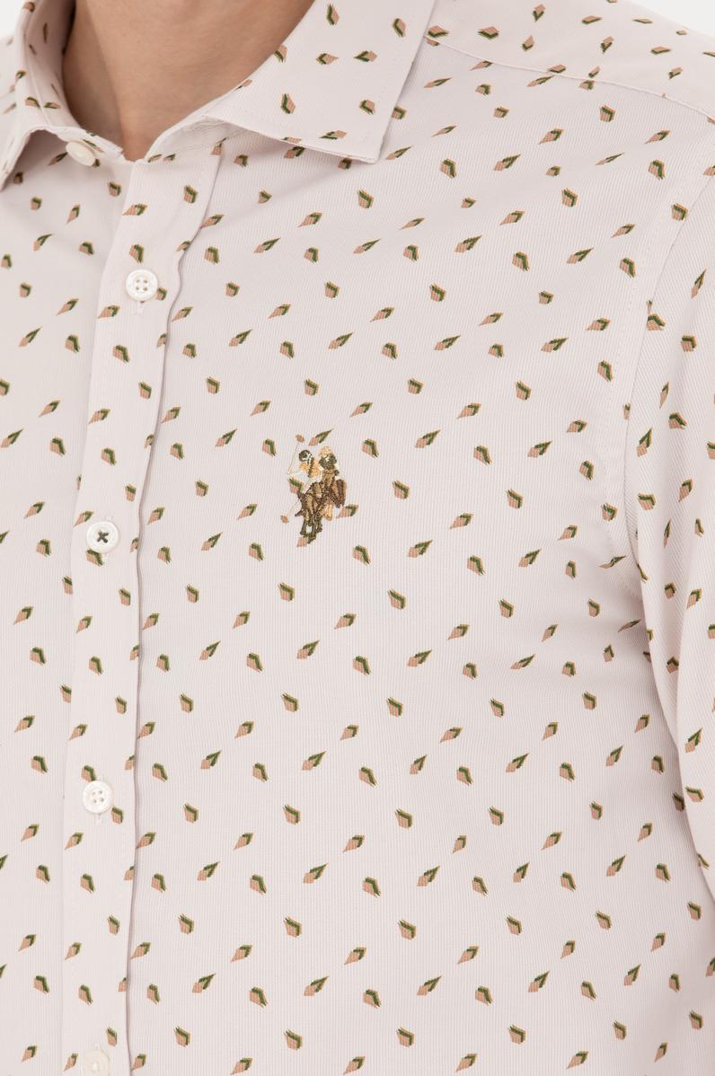 Erkek Taş Uzun Kollu Gömlek