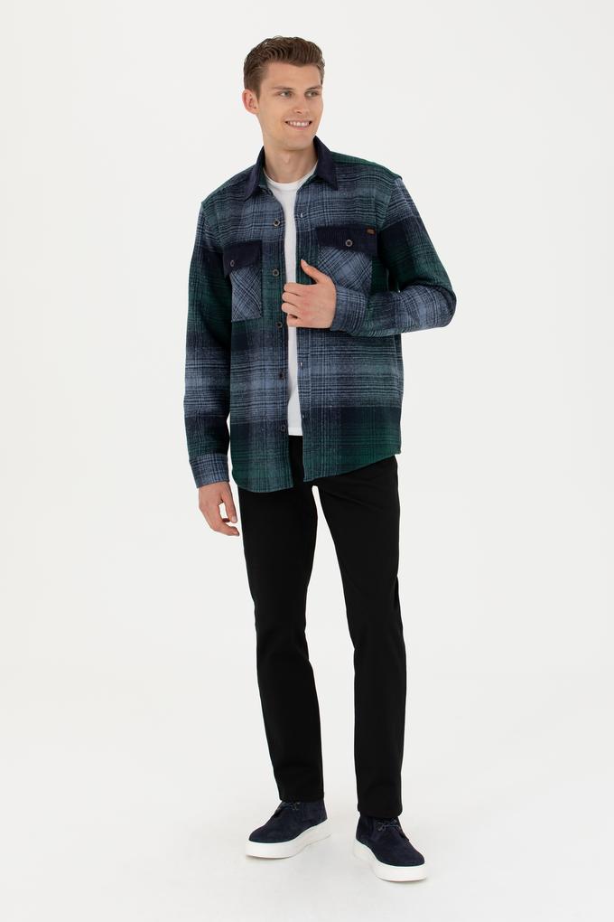 Erkek Siyah Kanvas / Chino Pantolon