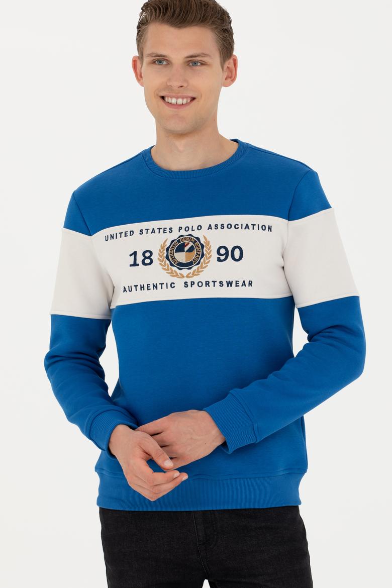 Erkek Saks Sweatshirt