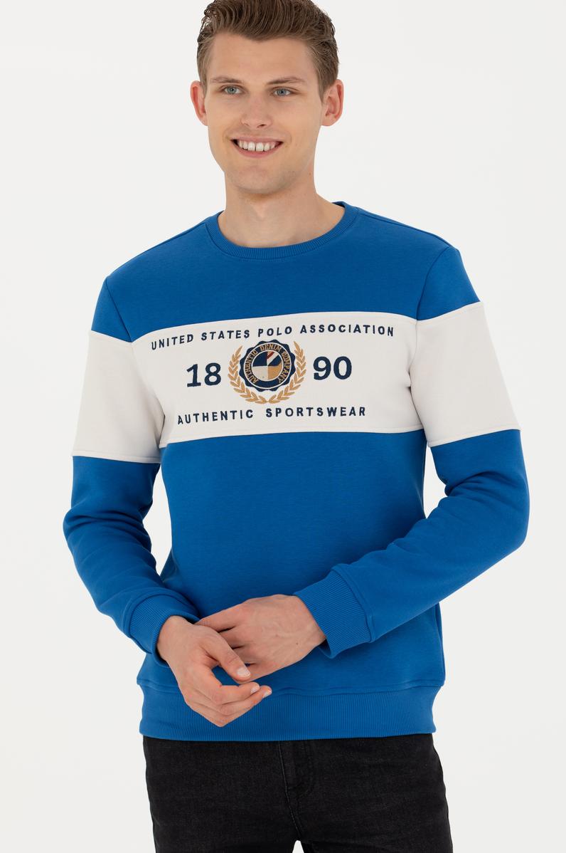 Erkek Saks Sweatshirt