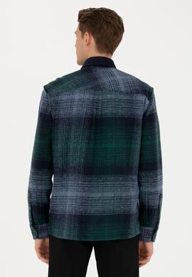 Erkek Petrol Uzun Kollu Gömlek - 50272716012