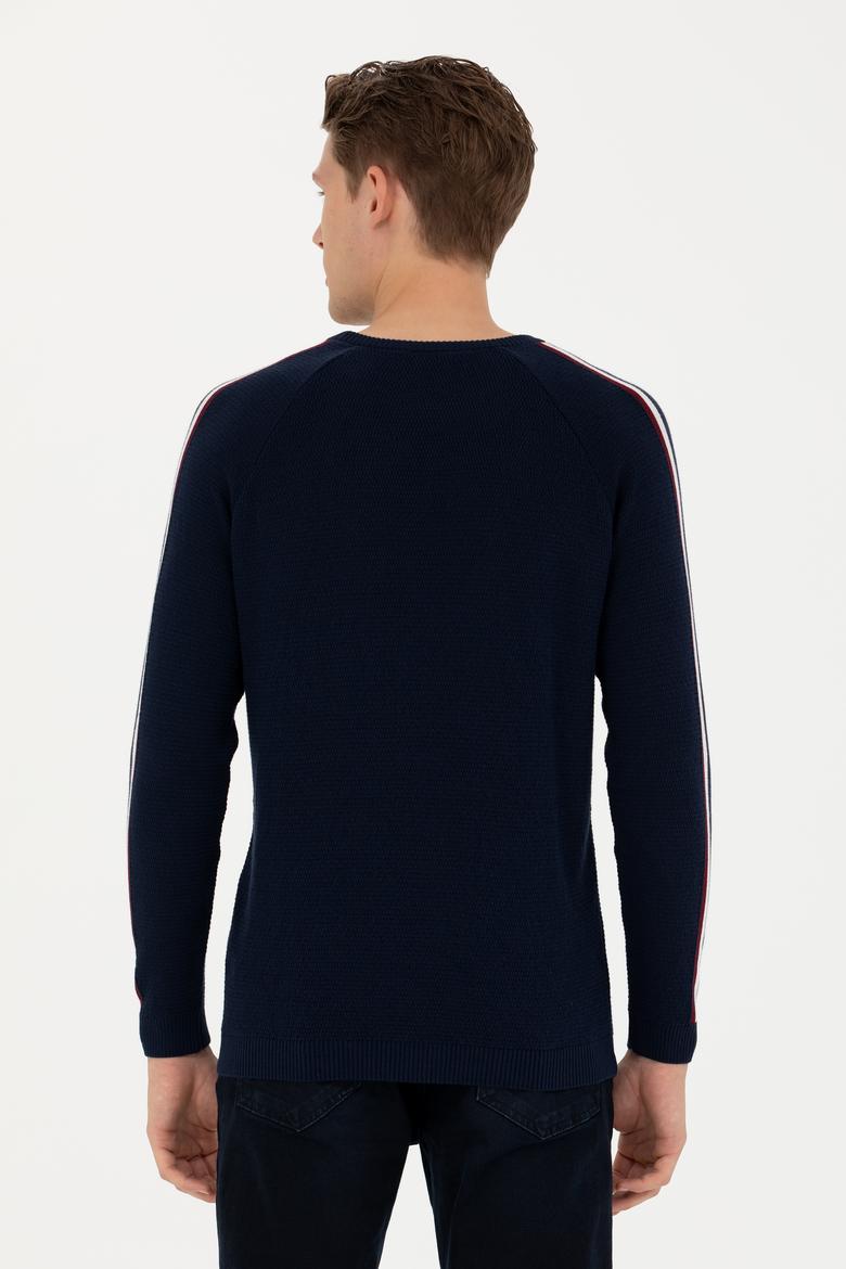 Erkek Lacivert Kazak - 50277103005