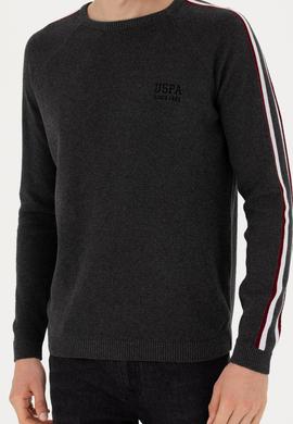 Erkek Antrasit Melanj Kazak - 50277103015