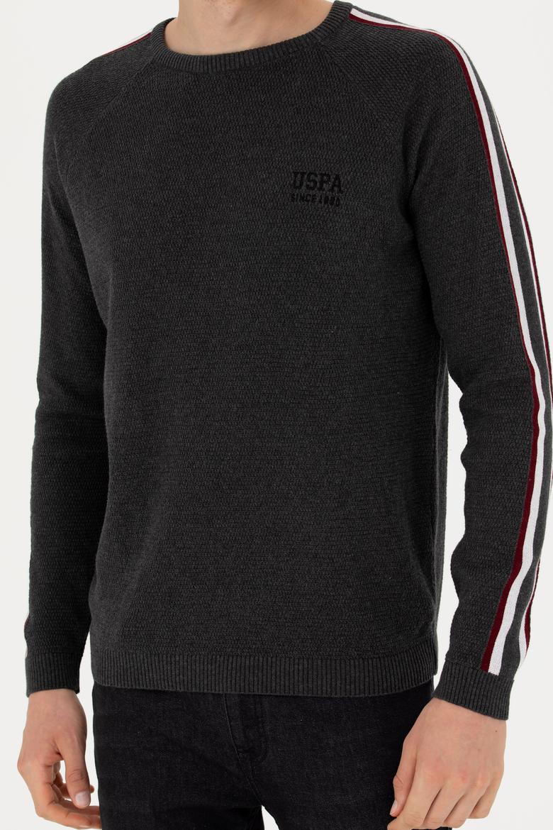 Erkek Antrasit Melanj Kazak - 50277103015