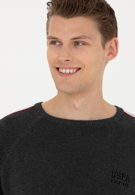 Erkek Antrasit Melanj Kazak - 50277103015