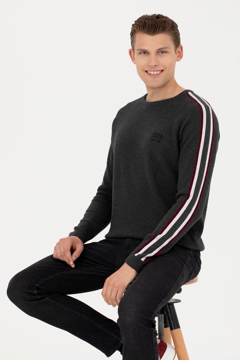 Erkek Antrasit Melanj Kazak